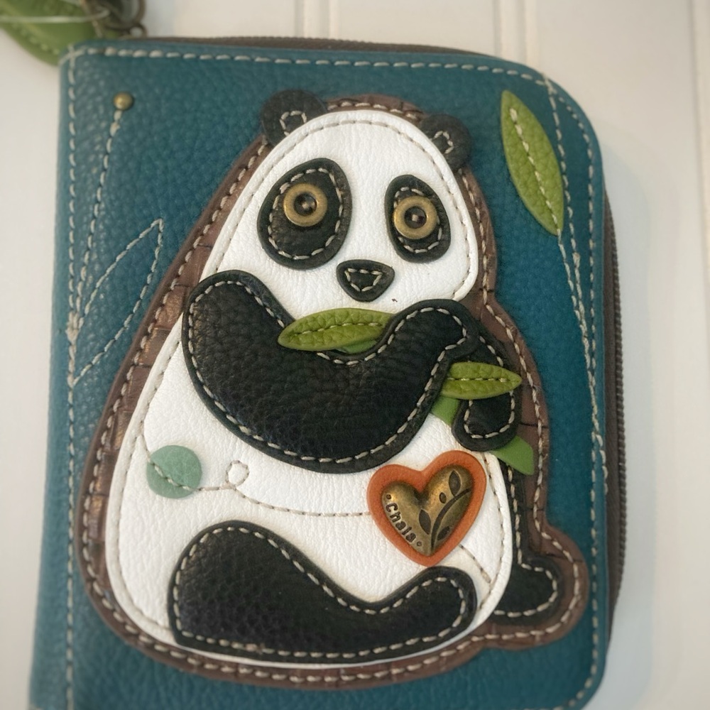 NEW Chala Teal and Black Panda Key Holder - With FREE SHIPPING